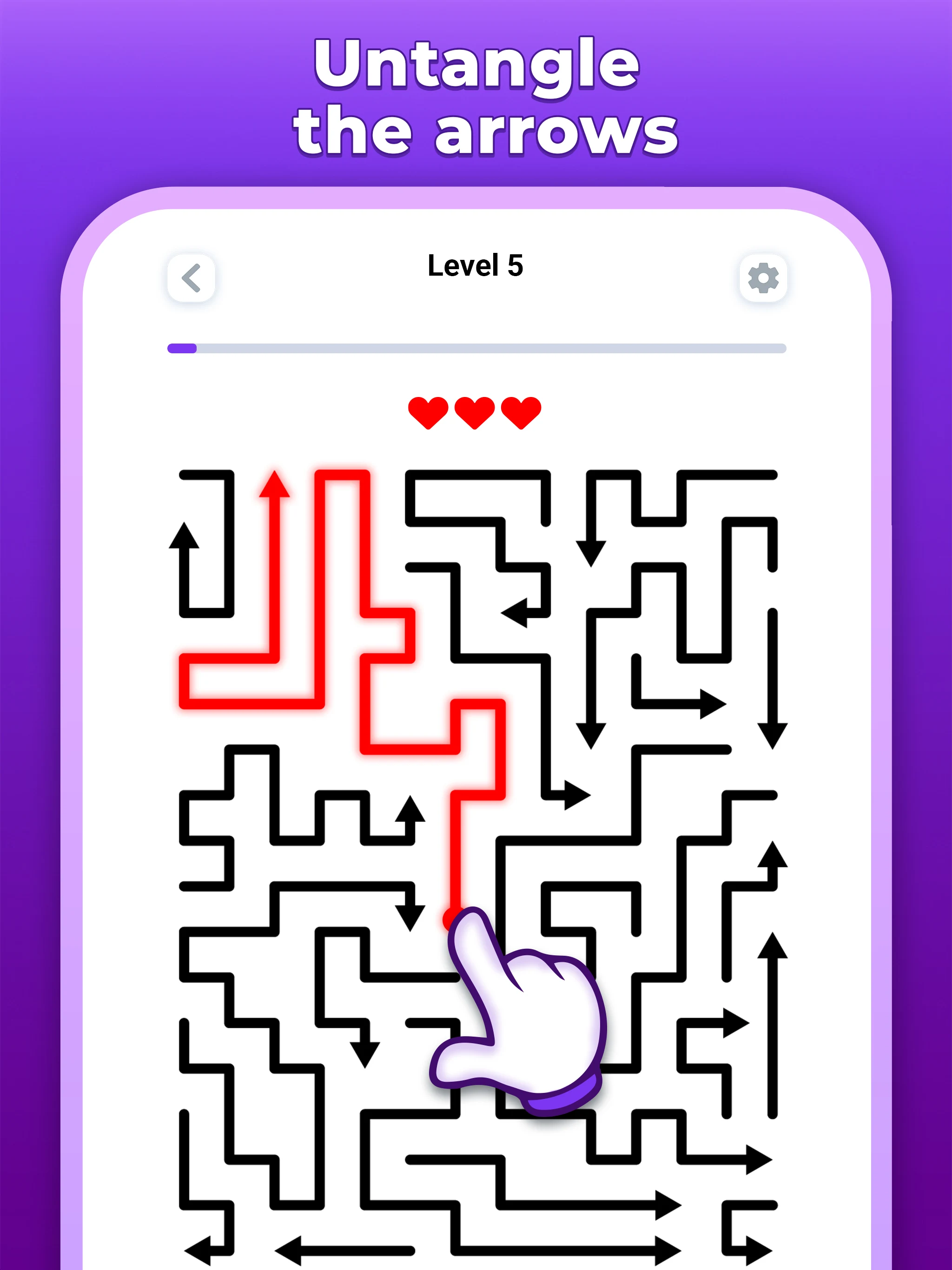 Arrows Master: Tap Away Puzzle screenshot