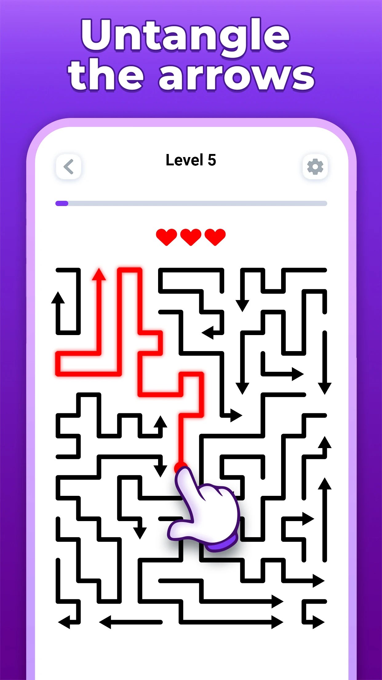 Arrows Master: Tap Away Puzzle screenshot