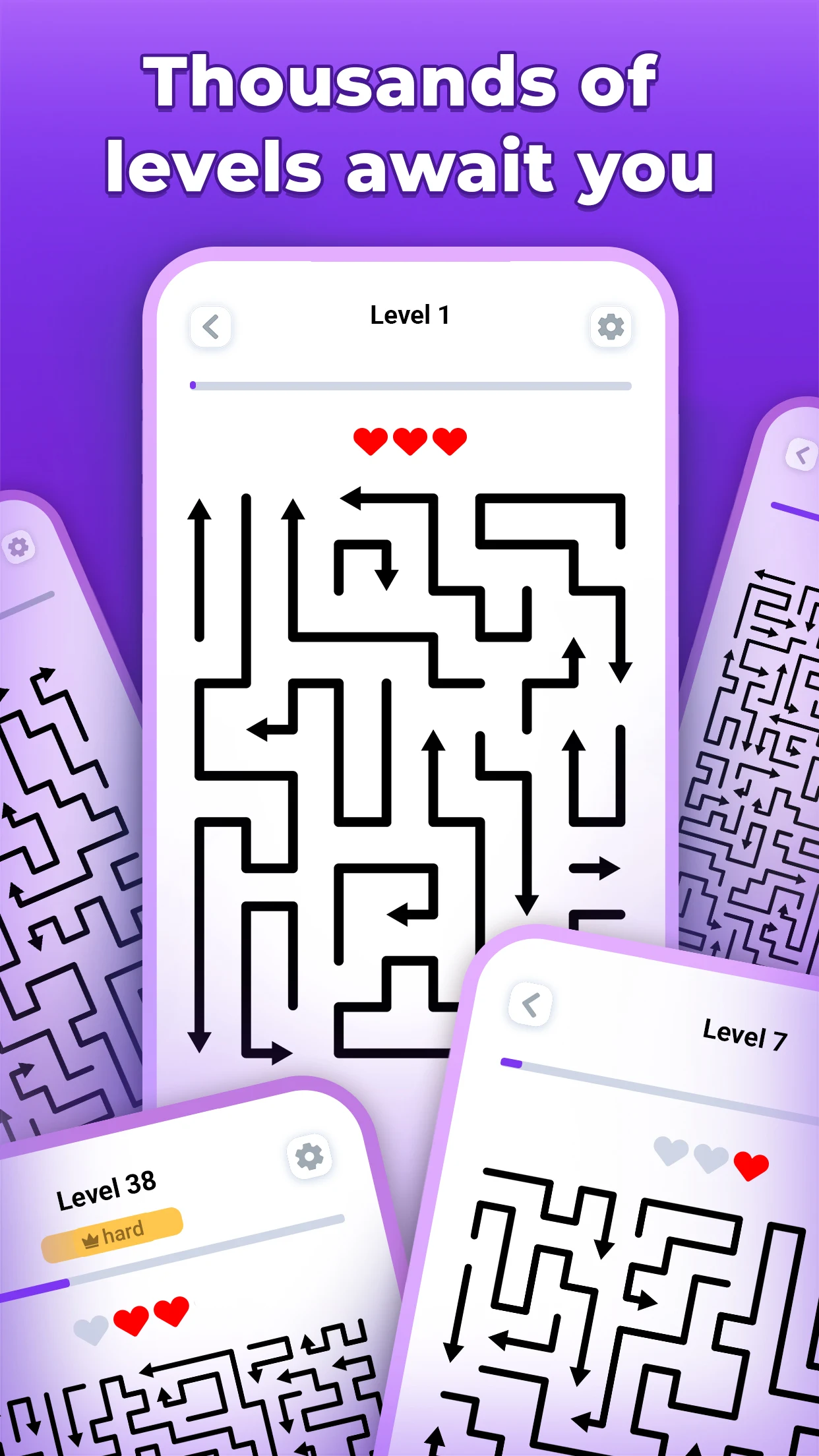 Arrows Master: Tap Away Puzzle screenshot